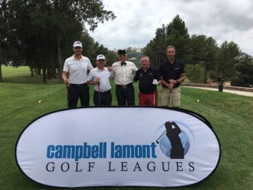 golfistas en la final campbell lamont golf league 2017
