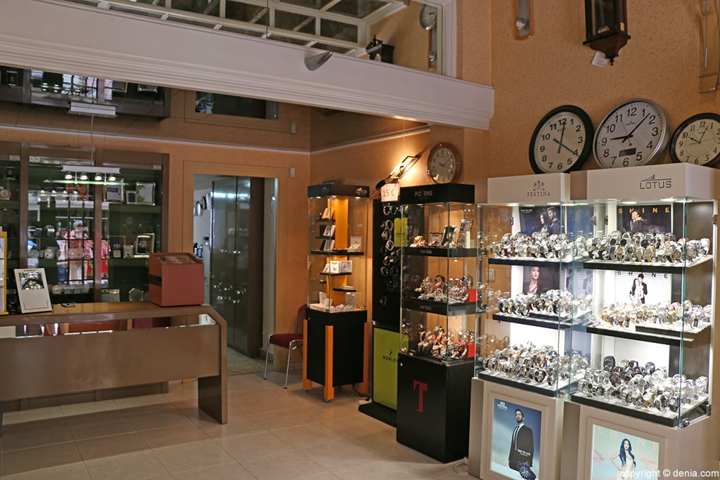 Interior Joyería Relojería Sace