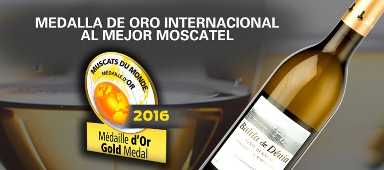Medalla de oro internacional Bodegas Xalò