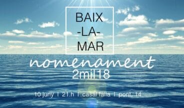 nomenament de baix la mar 2018