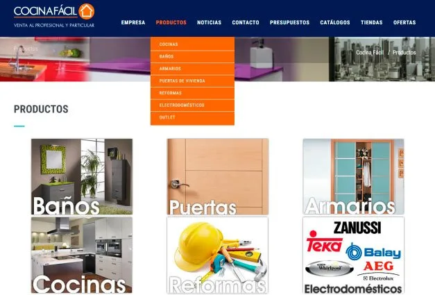 nueva web cocina facil