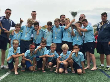 plantilla del fb denia benjamin a en el torneo de copa