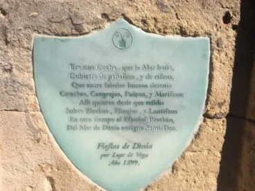 Poema de Lope de Vega en el Cementerio de los Ingleses