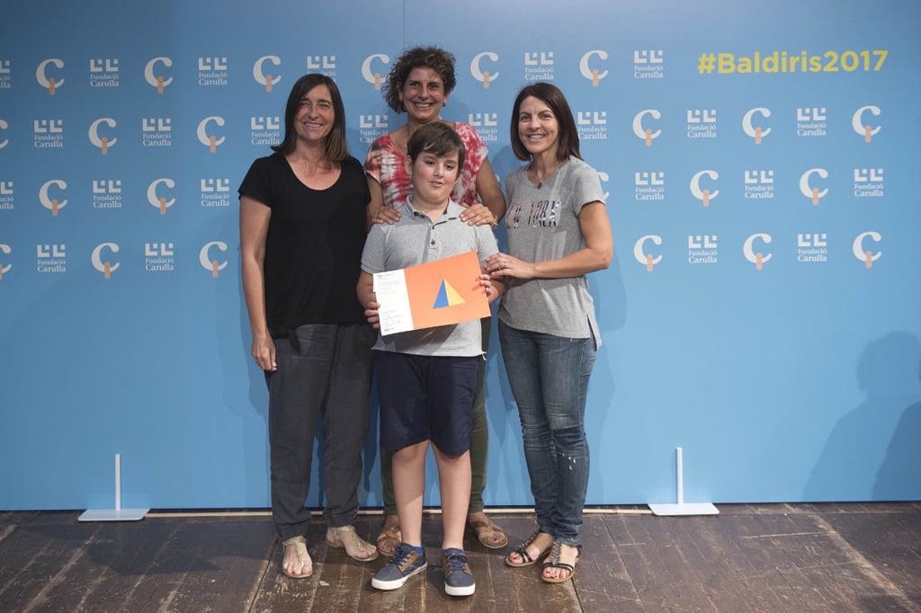 Premio Baldiri Reixac al colegio Pou de la Muntanya