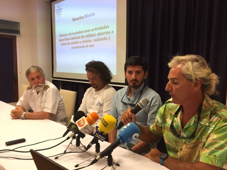 Rueda de prensa del Centro de Actividades Naúticas de Marina de Dénia
