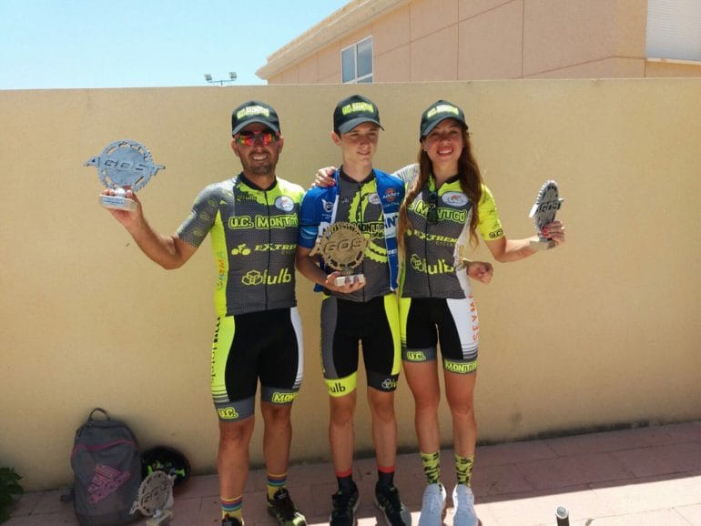 Triunfo de los ciclistas de la UC Montgó-ULB n la prueba de Agost