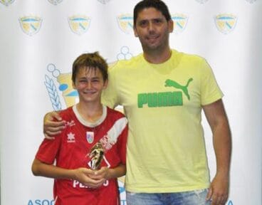 Unai Bilbao máximo goleador alevín