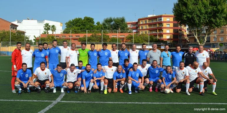 Valencia y Dénia de Veteranos juntos