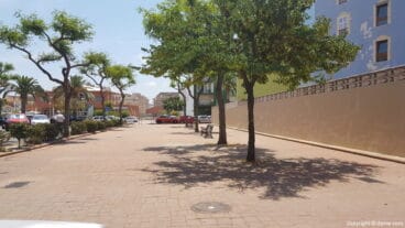 zona donde se instalaran las penas de bous a la mar este verano