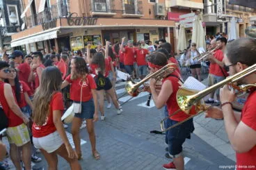 Segunda entrada de toros Dénia 2017 – Quintos en Els Quatre Cantons