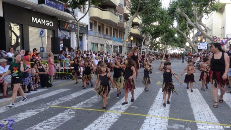 Carrozas Dénia 2017 - Comparsa falla Port Rotes