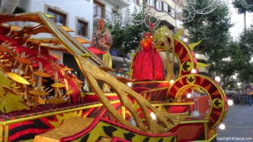Carrozas Dénia 2017 – Carroza de la falla Diana