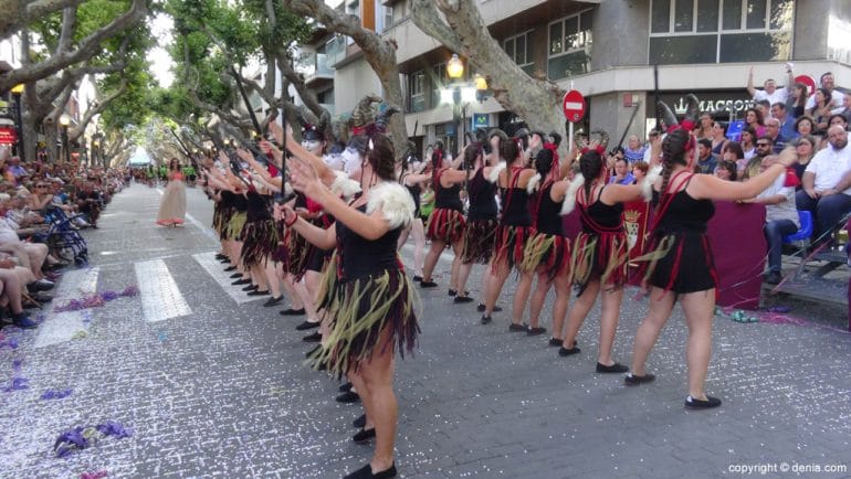 Carrozas Dénia 2017 - Comparsa falla Port Rotes