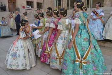 Acto del Día del Fallero Dénia 2017 – Falleras Mayores de Dénia con la Fallera Mayor Infantil de València y su corte