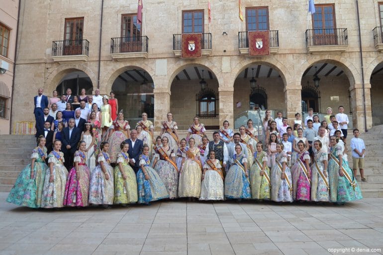 Acto del Día del Fallero Dénia 2017 - Cargos falleros 2018 con la Fallera Mayor Infantil de València y su corte