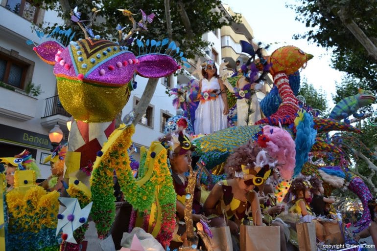 Carrozas Dénia 2017 - Carroza infantil de Baix la Mar