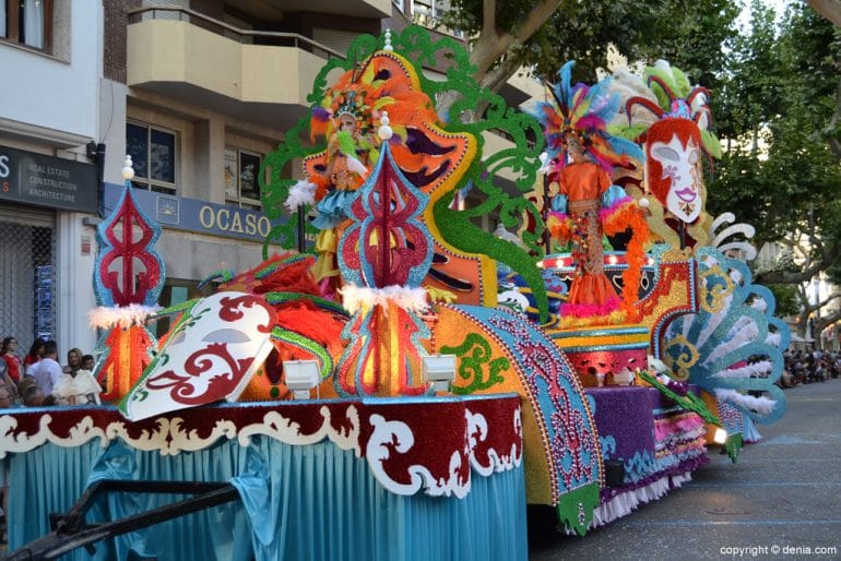 Carrozas Dénia 2017 - Carroza de París Pedrera