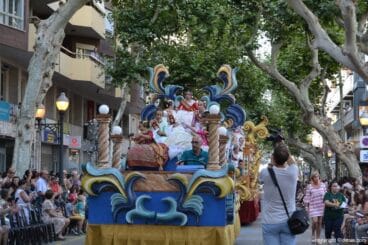 Carrozas Dénia 2017 – Carroza de la Fallera Mayor Infantil de Dénia
