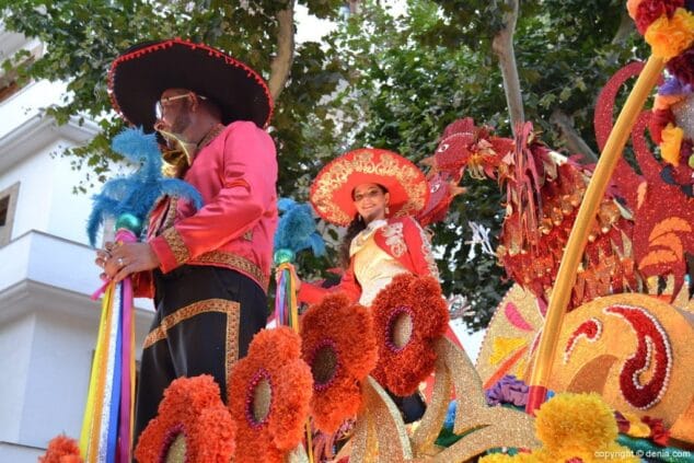 11 carrozas denia 2017 fallera mayor de les roques