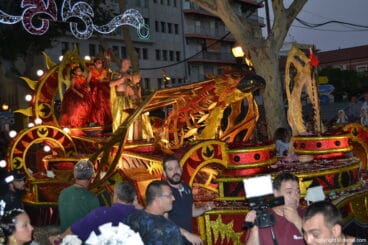 Carrozas Dénia 2017 – Carroza de la falla Diana