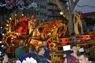 Carrozas Dénia 2017 – Carroza de la falla Diana