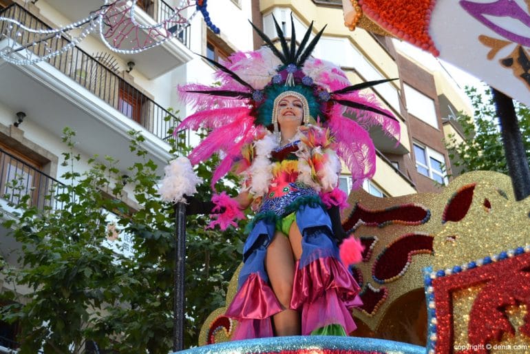 Carrozas Dénia 2017 - Fallera Mayor de París Pedrera