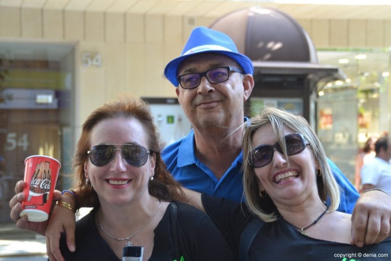 Primera entrada de toros Dénia 2017 - Amigos en la entrada d etoros