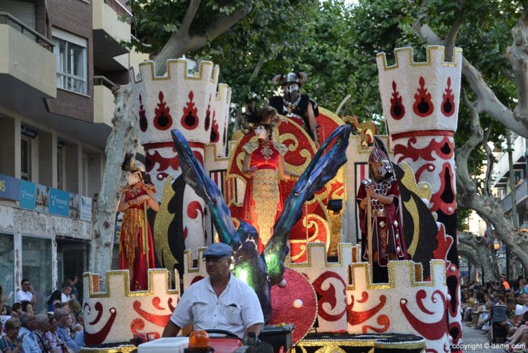 Carrozas Dénia 2017 - Carroza de la falla Port Rotes