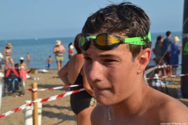 Nicolás Kruger en meta