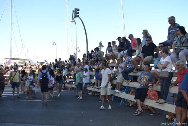 15 segunda entrada de toros denia 2017 aspecto de la barrera
