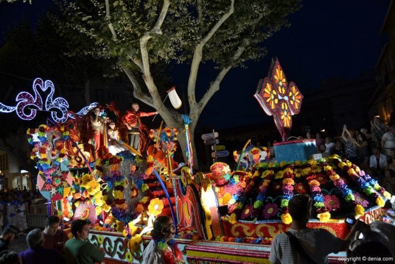 Carrozas Dénia 2017 - Carroza falla Les Roques