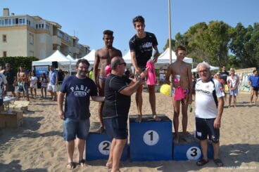 Podio Junior Masculino Travesía 1500
