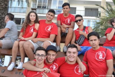 Segunda entrada de toros Dénia 2017 – quintos amenizando la espera