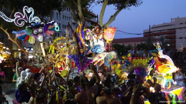 27c carrozas denia 2017 baix la mar se lleva el primer premio en infantiles