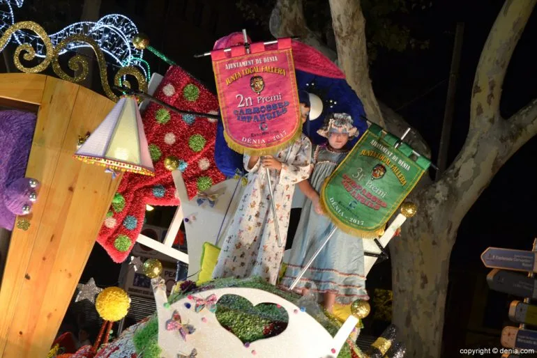 28 Carrozas Dénia 2017 - Segundo premio Carroza infantil falla Saladar