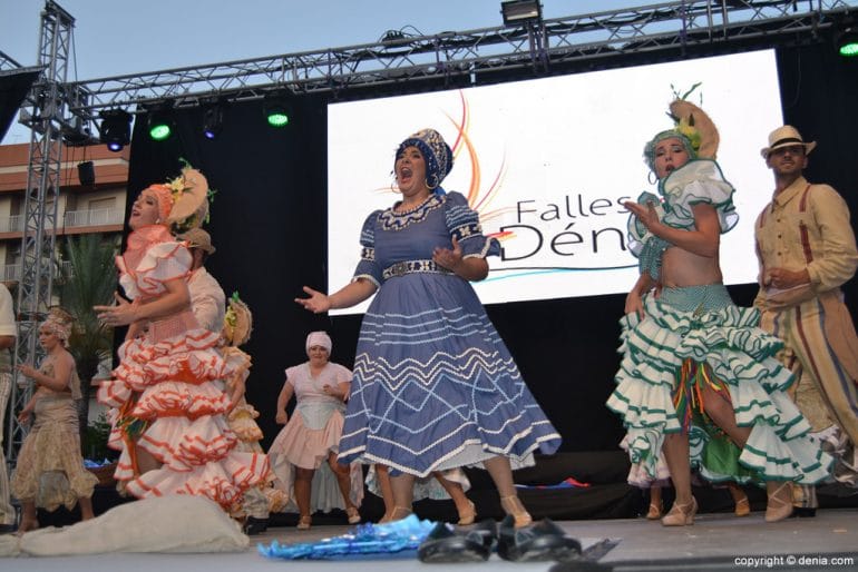 Acto del Día del Fallero Dénia 2017 - Musical Gloria en Cuba