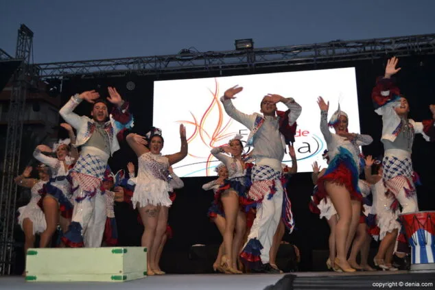 38 acto del dia del fallero denia 2017 musical gloria en cuba