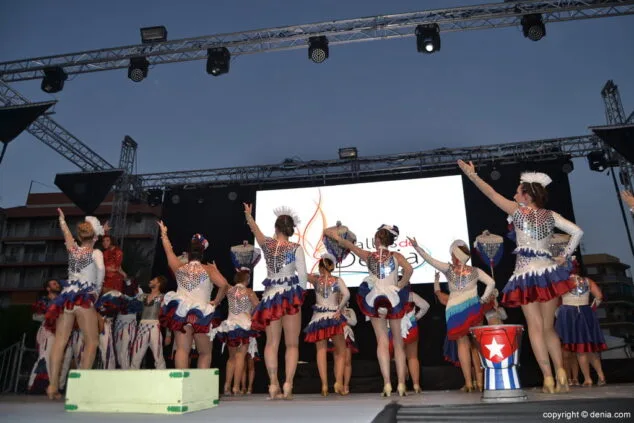 40 acto del dia del fallero denia 2017 musical gloria en cuba