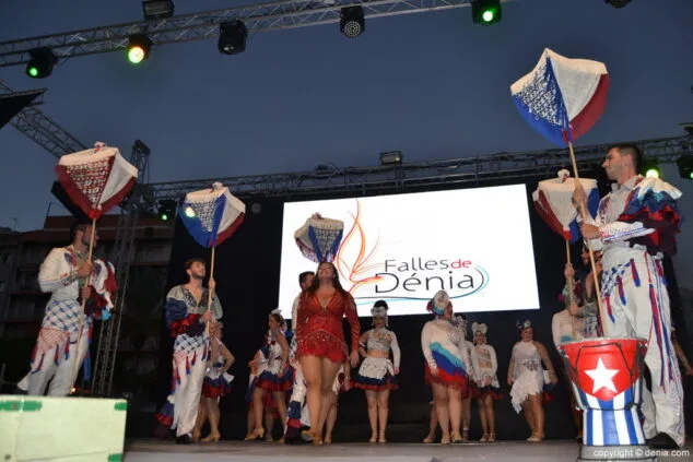 41 acto del dia del fallero denia 2017 musical gloria en cuba