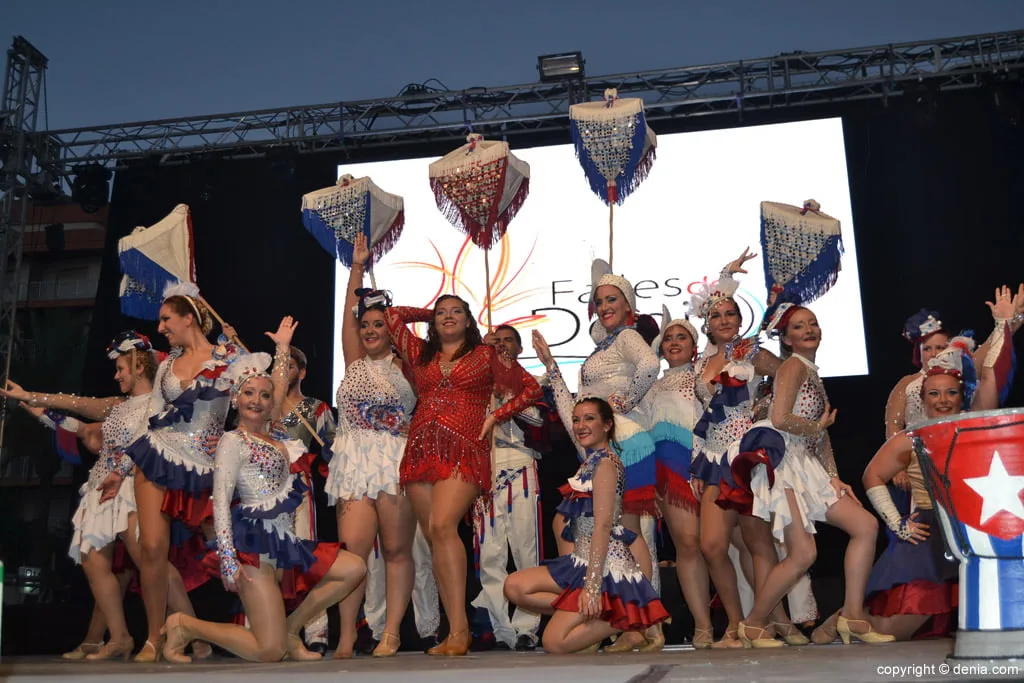 43 acto del dia del fallero denia 2017 musical gloria en cuba
