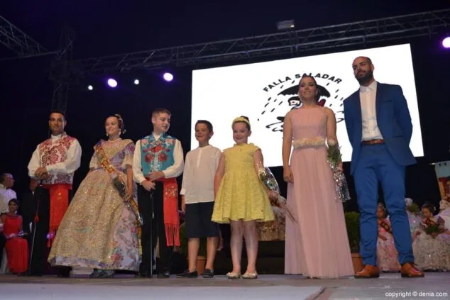 58 acto del dia del fallero denia 2017 cargos 2017 y 2018 de la falla saladar