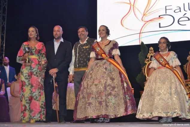 60 acto del dia del fallero denia 2017 premio a la deportividad para la falla diana