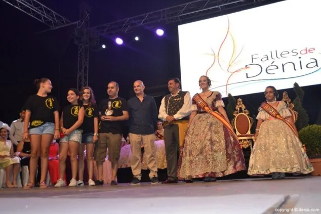 65 acto del dia del fallero denia 2017 falla diana 2 premio concurso paellas