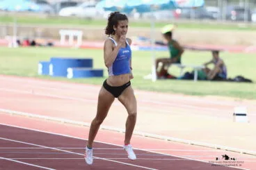 Aina Fornés durante la carrera