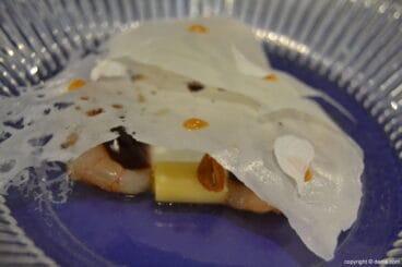 Almendro en flor cocinado por Quique Dacosta