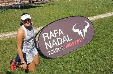 andrea redondo en el torneo rafa nadal mapfre