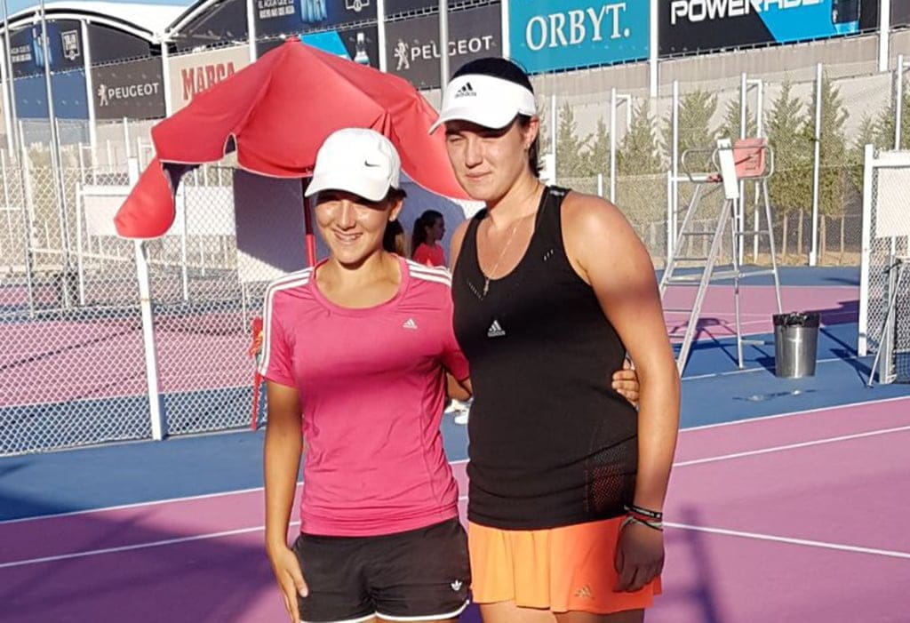 Andrea Redondo jugará la semifinal de dobles del Campeonato de España Infantil 1 andrea redondo y encarni garcia companera de dobles