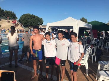 Benito Pastor met zijn metgezellen