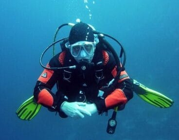 buceo con escafandra