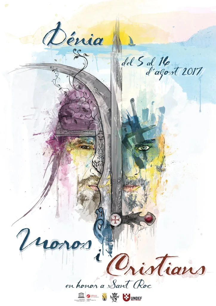 Cartel Moros y Cristianos Dénia 2017